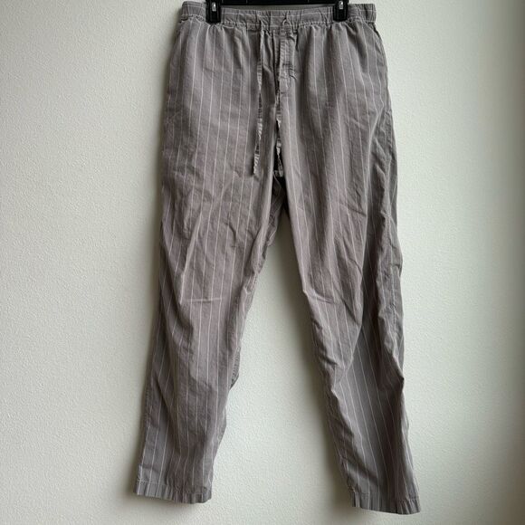 COS Pull On Gray Straight Leg Ankle Pants Lightweight Stretch Size Medium - Picture 1 of 11